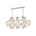 Подвесная люстра Crystal Lux NICOLAS SP8 L1000 GOLD/WHITE Подвесная люстра Crystal Lux NICOLAS SP8 L1000 GOLD/WHITE