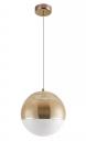 Подвесной светильник Crystal Lux Optima SP1 Gold D200 Подвесной светильник Crystal Lux Optima SP1 Gold D200