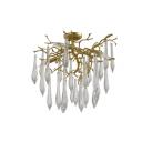 Потолочная люстра Crystal Lux REINA PL5 D600 GOLD PEARL форма ветки Потолочная люстра Crystal Lux REINA PL5 D600 GOLD PEARL форма ветки
