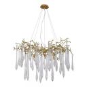 Подвесная люстра Crystal Lux Reina SP8 D1000 Gold Pearl Подвесная люстра Crystal Lux Reina SP8 D1000 Gold Pearl