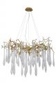Подвесная люстра Crystal Lux REINA SP8 D1000 GOLD PEARL Подвесная люстра Crystal Lux REINA SP8 D1000 GOLD PEARL
