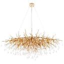 Люстра Divinare Salice 3132/01 SP-13, G9, 40 Вт, кол-во ламп: 13 шт., цвет: золотистый Люстра Divinare Salice 3132/01 SP-13, G9, 40 Вт, кол-во ламп: 13 шт., цвет: золотистый