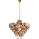 Подвесная каскадная люстра хрустальная 7566/01 SP-18 Divinare Chloe Подвесная каскадная люстра хрустальная 7566/01 SP-18 Divinare Chloe