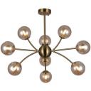 Потолочная люстра на штанге 10164/9PL G9*40W Escada Infinity Copper (плафоны шарики) Потолочная люстра на штанге 10164/9PL G9*40W Escada Infinity Copper (плафоны шарики)