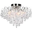 Потолочная люстра хрустальная E14*60W Escada Gertrude 1120/6PL Chrome с подвесками Потолочная люстра хрустальная E14*60W Escada Gertrude 1120/6PL Chrome с подвесками