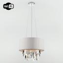 Подвесная люстра WiFi с управлением смартфоном Eurosvet Amantea 10122/6 хром (Умный дом, Алиса, WiFi, голосовое управление) Подвесная люстра WiFi с управлением смартфоном Eurosvet Amantea 10122/6 хром (Умный дом, Алиса, WiFi, голосовое управление)