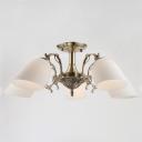 Люстра на штанге Eurosvet Ariele 22010/5 античная бронза Люстра на штанге Eurosvet Ariele 22010/5 античная бронза