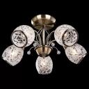 Люстра на штанге Eurosvet Gabriella 30026/5 античная бронза Люстра на штанге Eurosvet Gabriella 30026/5 античная бронза