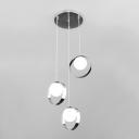 Подвесной светильник светодиодный 50205/3 Eurosvet Dublin хром кольцо Подвесной светильник светодиодный 50205/3 Eurosvet Dublin хром кольцо