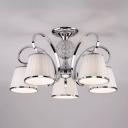 Потолочная люстра Eurosvet Tessa 60088/5 хром Потолочная люстра Eurosvet Tessa 60088/5 хром