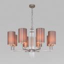 Подвесная люстра 60134/8 никель Eurosvet Soffio Подвесная люстра 60134/8 никель Eurosvet Soffio