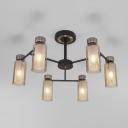 Потолочная люстра со стеклянными плафонами 70115/6 черный Потолочная люстра со стеклянными плафонами 70115/6 черный