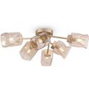 Потолочная люстра Freya Isabella FR5095CL-06G форма куба Потолочная люстра Freya Isabella FR5095CL-06G форма куба