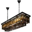 Подвесная каскадная люстра хрустальная BK iLamp Triumph 6119 Подвесная каскадная люстра хрустальная BK iLamp Triumph 6119