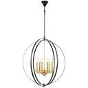 Подвесная люстра 9977-800 GOLD&BLACK iLamp Element GL+BK в виде свечи Подвесная люстра 9977-800 GOLD&BLACK iLamp Element GL+BK в виде свечи