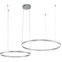 Подвесная люстра с пультом светодиодная (14001/2P Silver) Indigo Galass V000012L кольцо Подвесная люстра с пультом светодиодная (14001/2P Silver) Indigo Galass V000012L кольцо