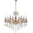 Большая люстра 122.12.6 coffe Lucia Tucci Barletta gold подсвечник Большая люстра 122.12.6 coffe Lucia Tucci Barletta gold подсвечник