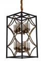 Подвесная люстра Lumina Deco Quadrato LDP 1223-8 BK+MD Подвесная люстра Lumina Deco Quadrato LDP 1223-8 BK+MD