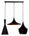 Подвесной светильник LUMINA DECO Foggi LDP 7712-3 PR BK Подвесной светильник LUMINA DECO Foggi LDP 7712-3 PR BK