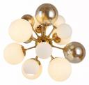 Подвесная люстра LUMINA DECO Galaksida LDP 8565-10/16 GD+TEA Подвесная люстра LUMINA DECO Galaksida LDP 8565-10/16 GD+TEA