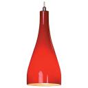 Подвесной светильник Lussole Rimini LSF-1156-01 Цвет арматуры хром Цвет плафонов красный Подвесной светильник Lussole Rimini LSF-1156-01 Цвет арматуры хром Цвет плафонов красный