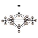 Большая потолочная люстра молекулы IP21 Lussole Loft Hartwell LSP-8166 Большая потолочная люстра молекулы IP21 Lussole Loft Hartwell LSP-8166