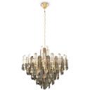 Подвесная люстра хрустальная Maytoni Flare DIA200PL-08G Подвесная люстра хрустальная Maytoni Flare DIA200PL-08G