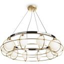 Подвесная люстра Maytoni Carcass MOD312PL-10GCH шарики Подвесная люстра Maytoni Carcass MOD312PL-10GCH шарики