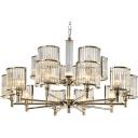 Подвесная люстра хрустальная Newport 12500 12510+5/C Подвесная люстра хрустальная Newport 12500 12510+5/C