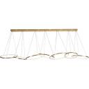 Подвесной светильник светодиодный Newport 15000 15207/S champagne gold Подвесной светильник светодиодный Newport 15000 15207/S champagne gold