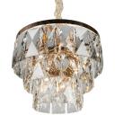 Подвесная люстра хрустальная Omnilux 729 OML-72903-09 Подвесная люстра хрустальная Omnilux 729 OML-72903-09