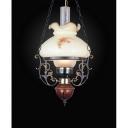 Подвесная люстра под старину в виде керосиновой лампы Reccagni Angelo L 2400 M Подвесная люстра под старину в виде керосиновой лампы Reccagni Angelo L 2400 M