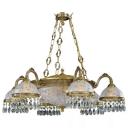 Подвесная люстра Reccagni Angelo 6200 L 6200/6+3 Подвесная люстра Reccagni Angelo 6200 L 6200/6+3