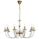 Подвесная люстра хрустальная Stilfort Glass 1050/03/10P в виде свечи Подвесная люстра хрустальная Stilfort Glass 1050/03/10P в виде свечи