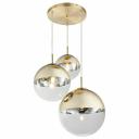 Светильник подвесной Glass TL1203H-03GD Toplight Светильник подвесной Glass TL1203H-03GD Toplight