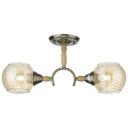 Люстра потолочная на штанге Velante 214-507-02 в форме шара Люстра потолочная на штанге Velante 214-507-02 в форме шара