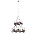 Подвесная люстра большая Vitaluce V1842-1/9+6 Подвесная люстра большая Vitaluce V1842-1/9+6