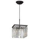 Подвесной хрустальный светильник Vitaluce V5128-1/1S форма куба Подвесной хрустальный светильник Vitaluce V5128-1/1S форма куба