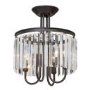 Потолочная люстра хрустальная Vitaluce V5152-1/4PL в виде свечи Потолочная люстра хрустальная Vitaluce V5152-1/4PL в виде свечи