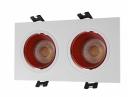 Denkirs (Денкирс) DK3072-WH+RD Встраиваемый светильник, IP 20, 10 Вт, GU5.3, LED, белый/красный, пластик Denkirs (Денкирс) DK3072-WH+RD Встраиваемый светильник, IP 20, 10 Вт, GU5.3, LED, белый/красный, пластик