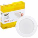 Светильник IEK ДВО 1613 LED, белый, круг, 12Вт, 3000К, IP20 LDVO0-1613-12-3000-K01 Светильник IEK ДВО 1613 LED, белый, круг, 12Вт, 3000К, IP20 LDVO0-1613-12-3000-K01