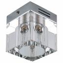 Накладной светильник Lightstar Alta QUBE 104010 Цвет арматуры хром Цвет плафонов прозрачный Накладной светильник Lightstar Alta QUBE 104010 Цвет арматуры хром Цвет плафонов прозрачный