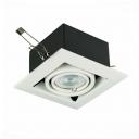 ST LUCE ST250.558.01 Св-к встр. Черный, Белый GU10 1*50W IP20 L126xW126xH70 220V Без ламп ST LUCE ST250.558.01 Св-к встр. Черный, Белый GU10 1*50W IP20 L126xW126xH70 220V Без ламп