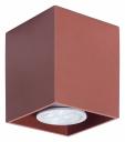Накладной светильник TopDecor Tubo 8 SQ Tubo8 SQ P1 20 Цвет арматуры медь Накладной светильник TopDecor Tubo 8 SQ Tubo8 SQ P1 20 Цвет арматуры медь