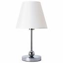 Настольная лампа декоративная Arte Lamp Elba A2581LT-1CC Цвет плафонов белый Цвет арматуры хром Настольная лампа декоративная Arte Lamp Elba A2581LT-1CC Цвет плафонов белый Цвет арматуры хром
