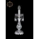 Хрустальная настольная лампа с подвесками Art Classic Универсальная 12.00.1-28.Cr.Sp подсвечник Хрустальная настольная лампа с подвесками Art Classic Универсальная 12.00.1-28.Cr.Sp подсвечник