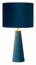 Настольная лампа декоративная Lucide Extravaganza Velvet 10501/81/37 Цвет плафонов голубой Цвет арматуры голубой Настольная лампа декоративная Lucide Extravaganza Velvet 10501/81/37 Цвет плафонов голубой Цвет арматуры голубой