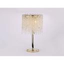 Настольная лампа с подвесками хрустальная Newport 10900 10903/T gold Настольная лампа с подвесками хрустальная Newport 10900 10903/T gold