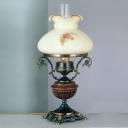 Настольная лампа под старину в виде керосиновой лампы P.2400G Reccagni Angelo 2400 P 2400G Настольная лампа под старину в виде керосиновой лампы P.2400G Reccagni Angelo 2400 P 2400G