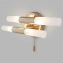 Настенный светильник с акриловыми плафонами 351/4 золото / белый Настенный светильник с акриловыми плафонами 351/4 золото / белый